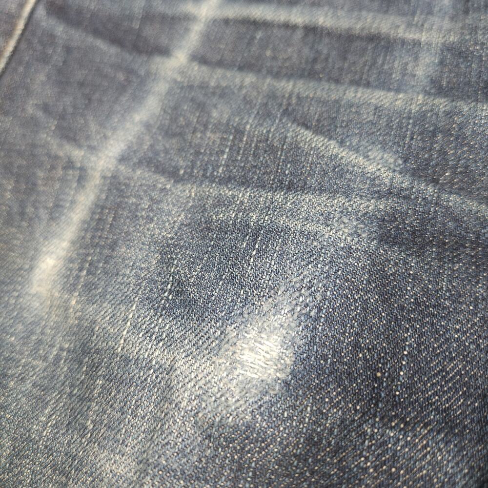 GUSTIN Selvedge Jeans Mens Size 29 FITS 27.25x33 California Slim USA Made Worn - Picture 6 of 16